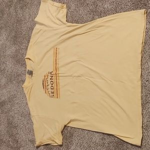Vintage Sedona Arizona Yellow Tee Large